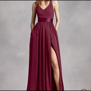 White by Vera Wang halter top dress